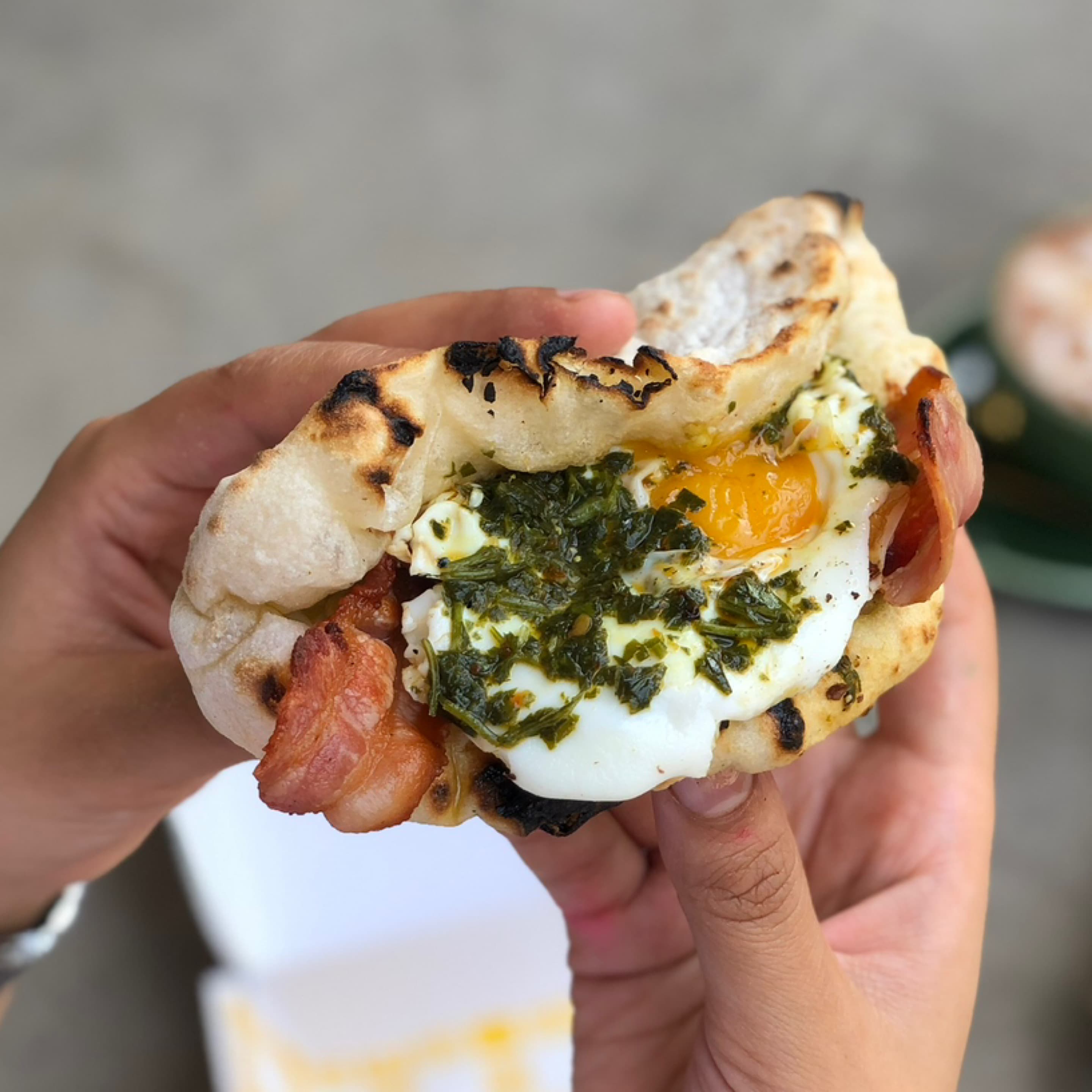 Bacon and Eggs Ozzo —