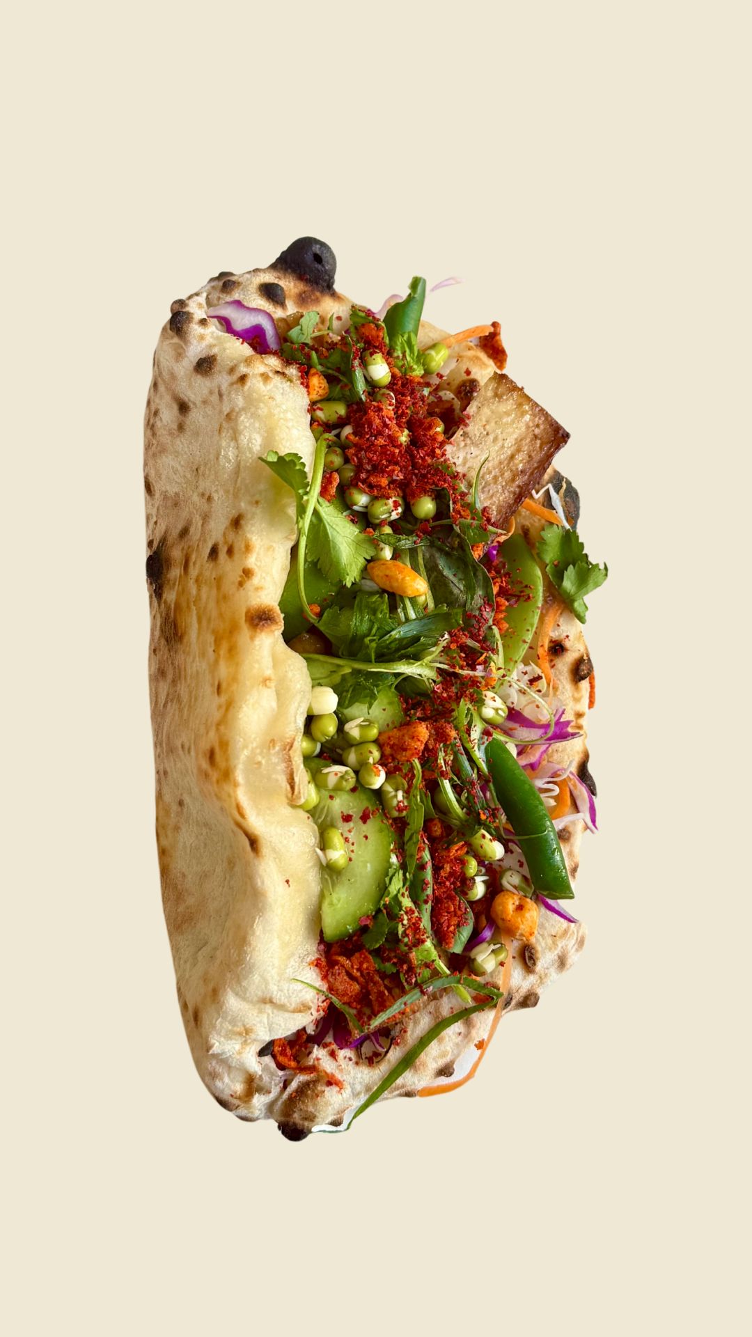 An Eat Ozzo sandwich on wood-fired, slow-fermented bread, cut and stacked